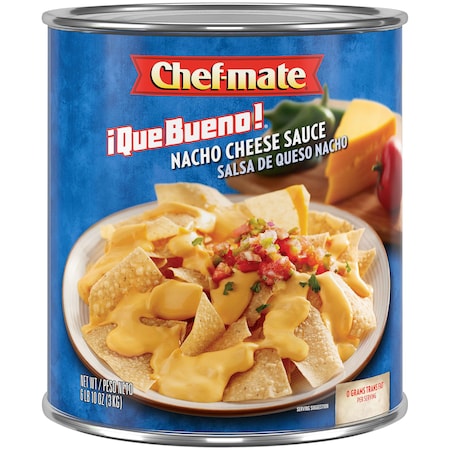 Chef-Mate Chef-Mate Que Bueno Nacho Cheese Sauce 106 oz., PK6 10050000969620